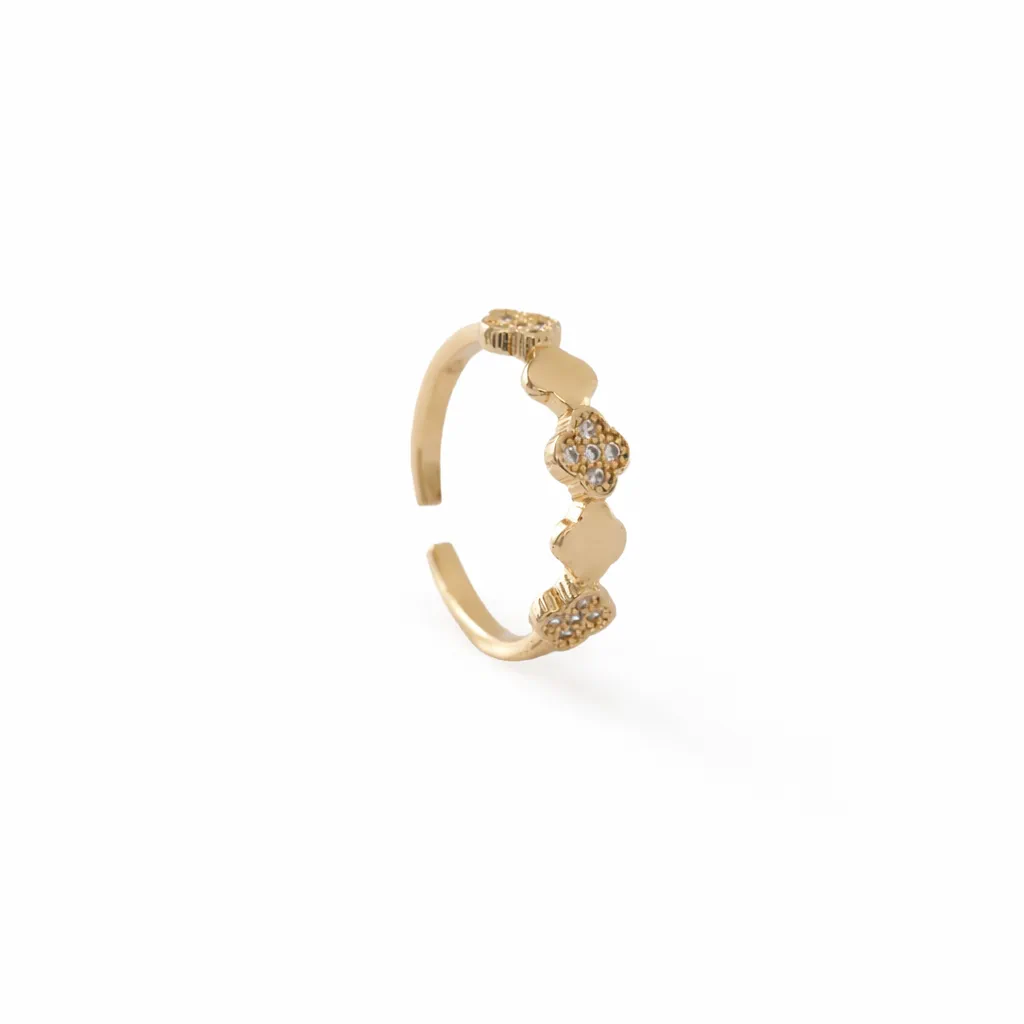 Anillo Clover ajustable